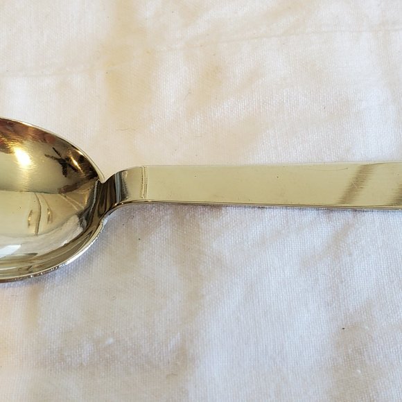 VTG Blown Glass Condiment/Sauce Bowl Metal Lid Spoon Underplate Shell Knob Italy - Picture 10 of 16